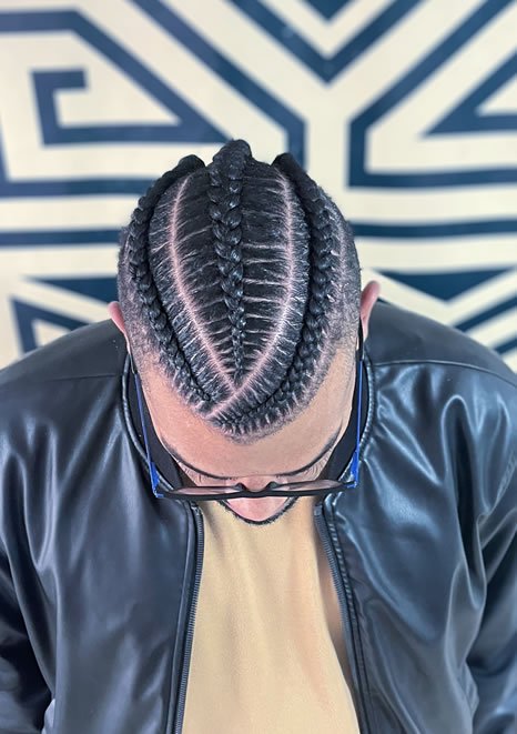 trenzas para hombre