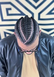 trenzas para hombre