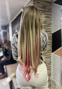 extensiones con kanekalon