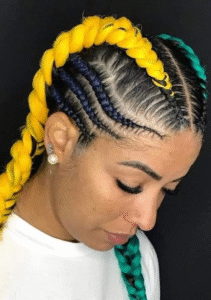 trenzas boxeadoras mujer